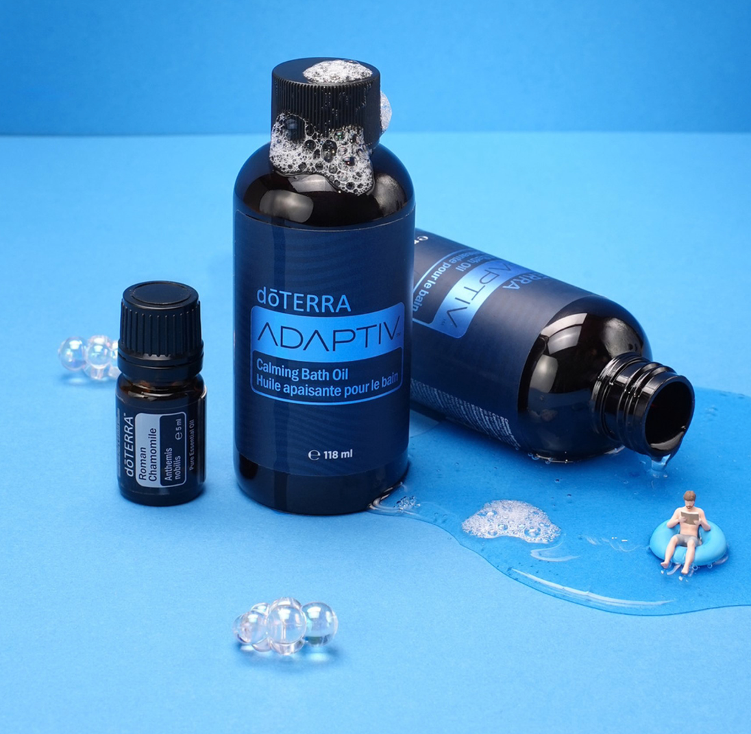 doTERRA BOGO: Koop Roman Chamomile (5 ml) ontvang 2x dōTERRA Adaptiv™ Kalmerende badolie